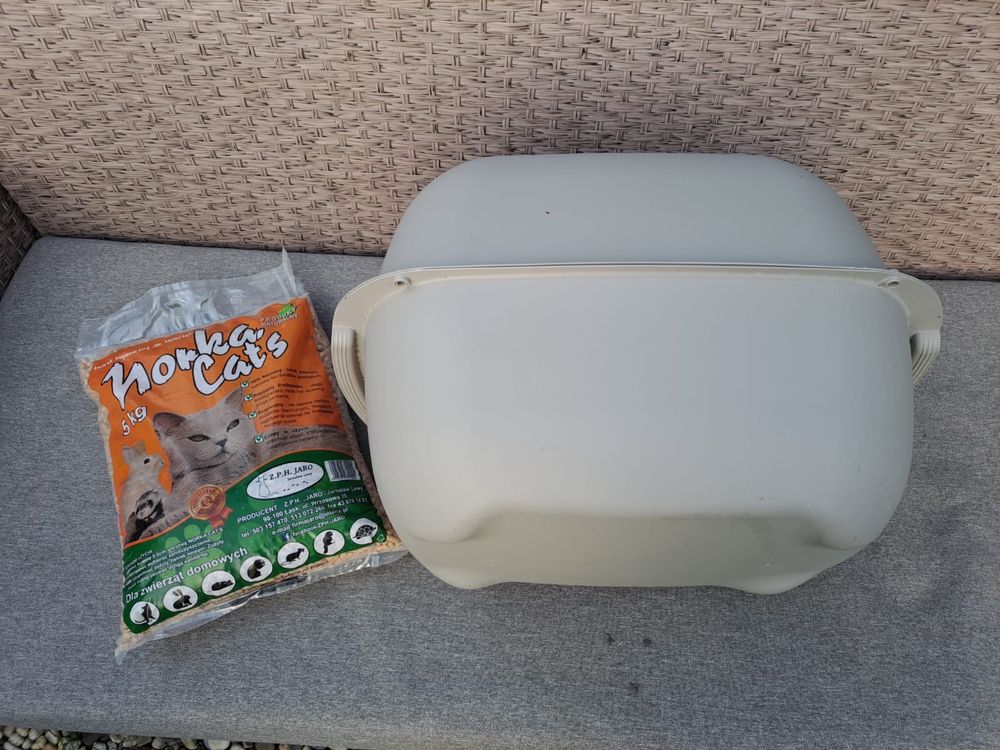 Fajna kuweta Mypet wraz z 5 kg zwirku