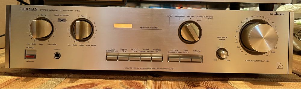 Wzmacniacz Luxman L-190