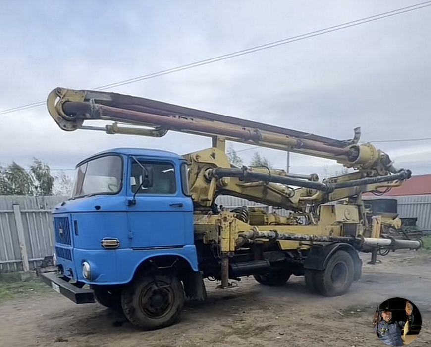 Оренда та послуги стрілового бетононасоса