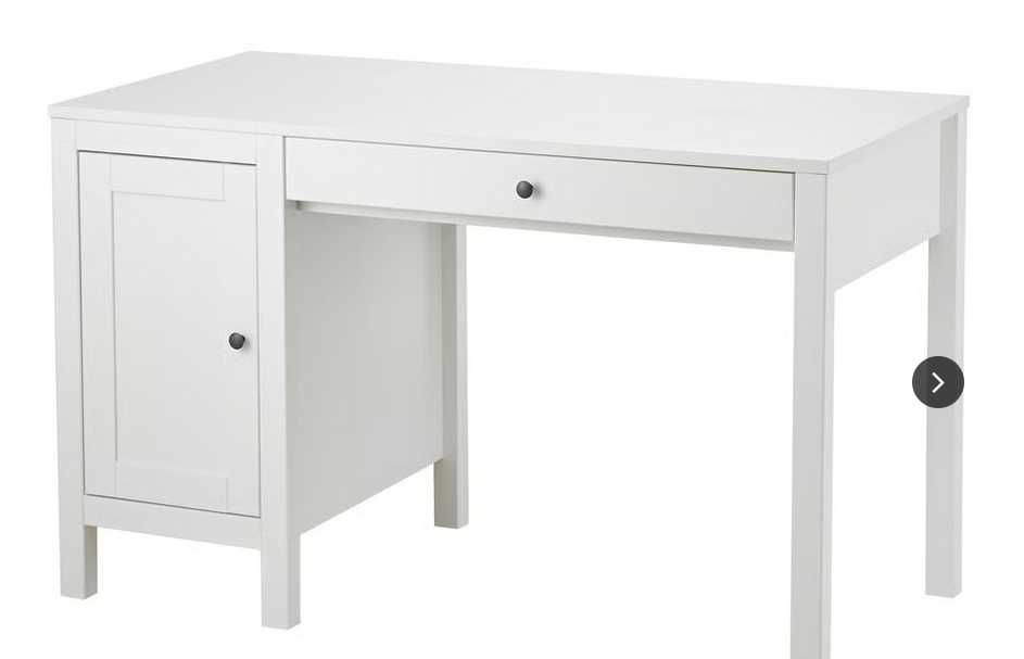 HEMNES Biurko, biała bejca, 120x55 cm IKEA