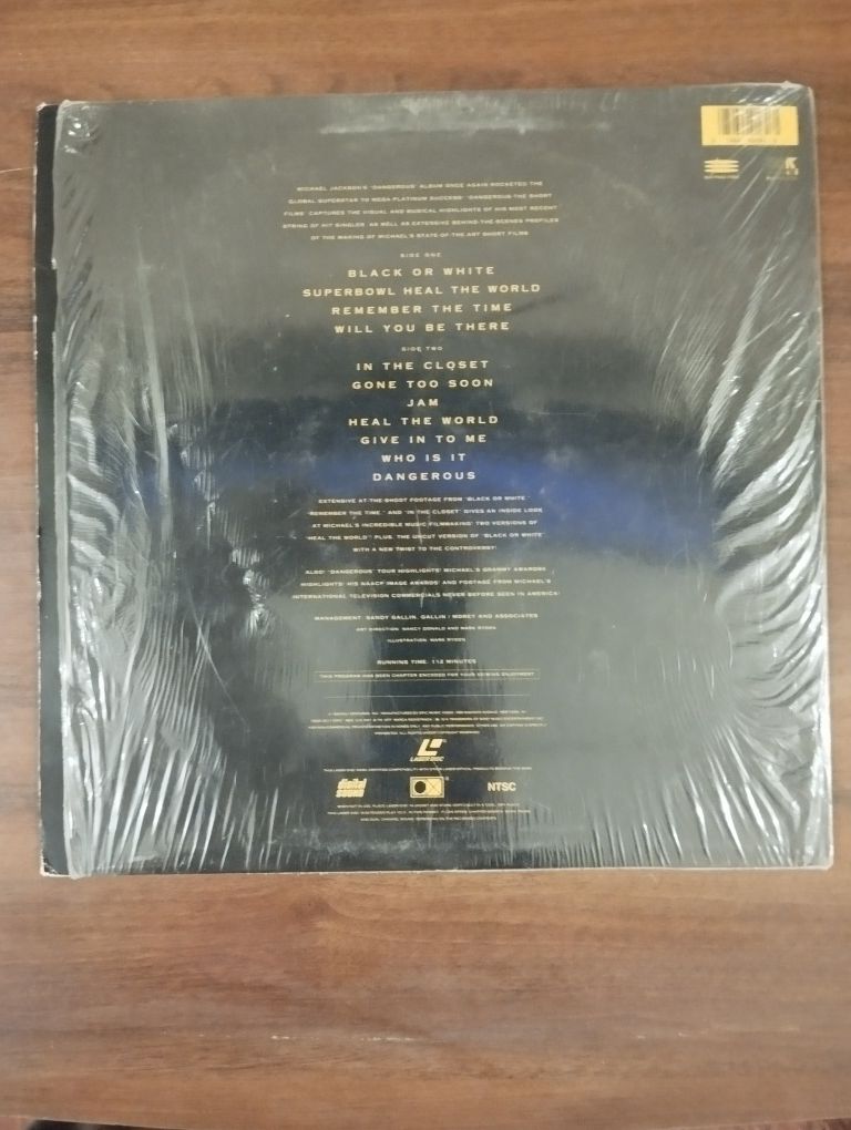 Laser Disk, Лазерный диск Michaele Jackson "Dangerous"