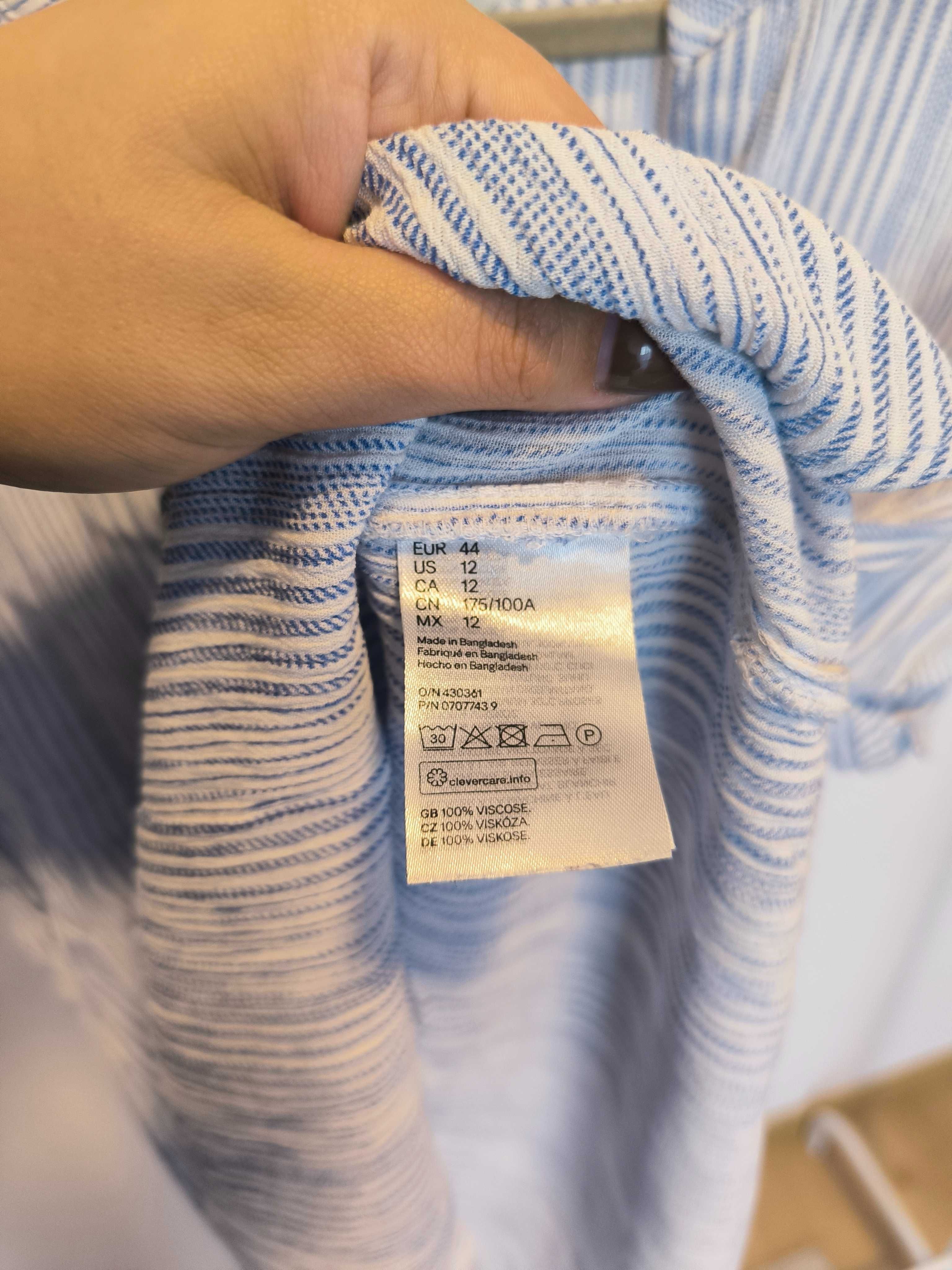 Wiskozowa koszulka rozmiar 44 H&M