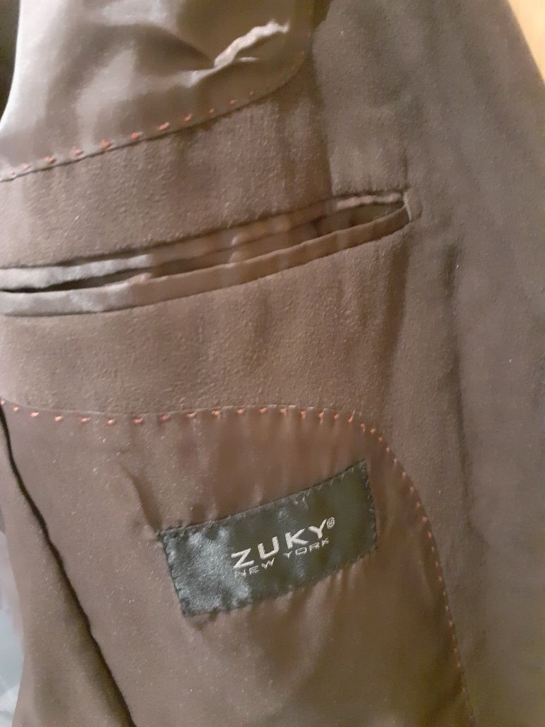 Blazer com efeito camurça