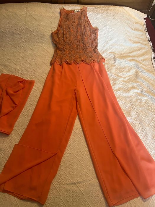 Conjunto salmão como novo