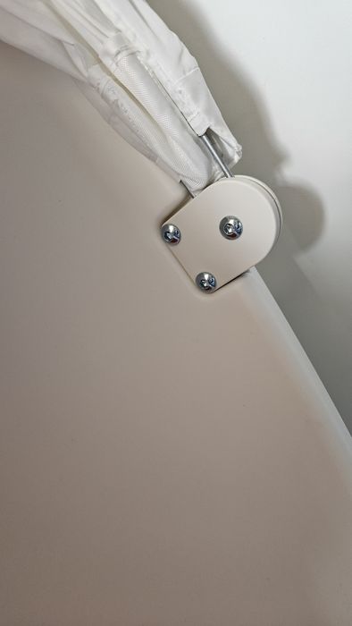 IKEA LÖMSK fotel obrotowy 
Fotel obrotowy, biały/czerwony