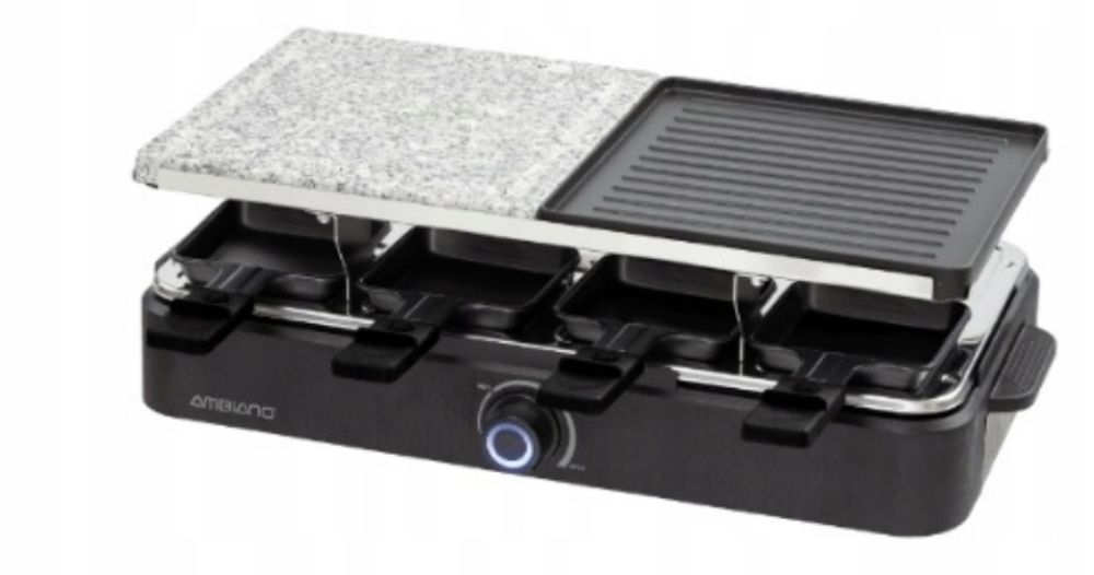 Grill elektryczny Raclette stołowy 1400W na 8 Osób niemiecki hit