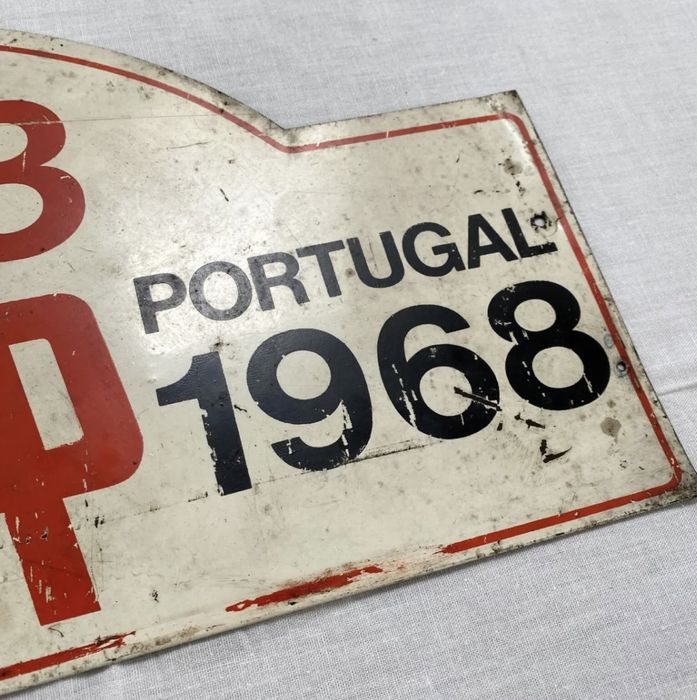 Placa 2º Rally Rali Internacional TAP 1968