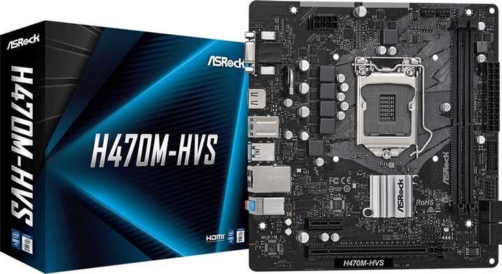 комплект Intel Core i5-10500 +ASRock H470M-HVS (s1200)
