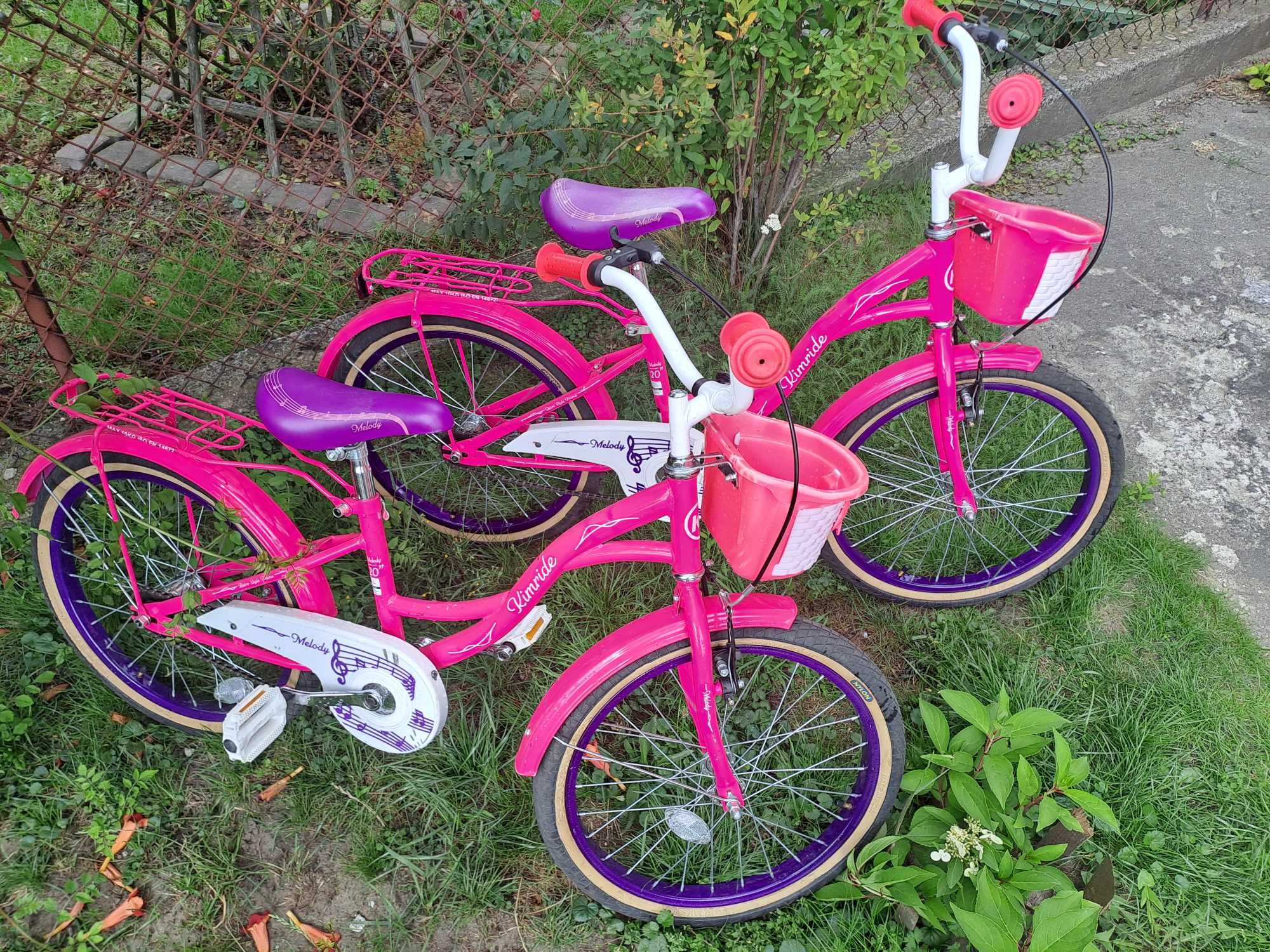 Rower dziecięcy 20" Kimkids Melody dla dziewczynki - 1 szt 300zł Tanio