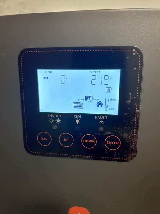 Гібридний інвертор POW-HVM1K-12V (PowMr) 1kW/12V