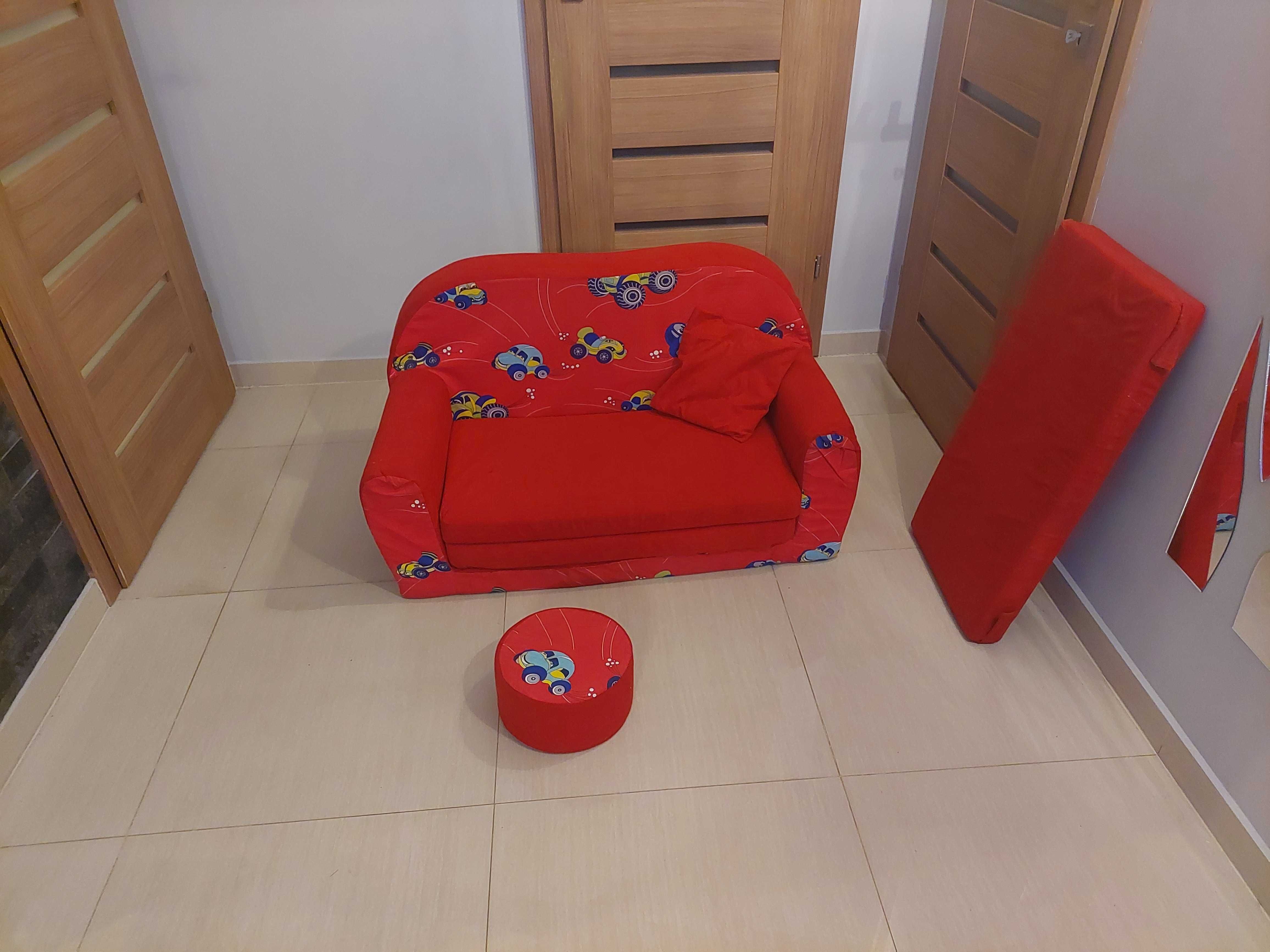 Sofa dziecięca piankowa rozkładana 160x70