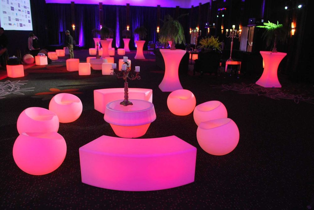 Mobiliario led para bares