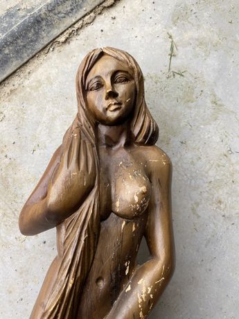 Rzeźba akt kobiety drewno 72cm