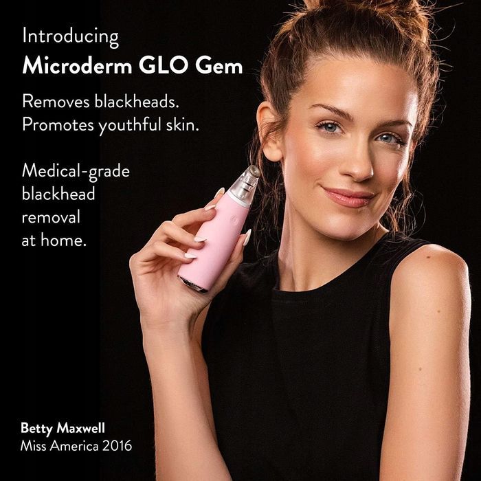 Microderm Glo Gem Maszyna Microdermabrazja Twarzy Odkurzacz Porów