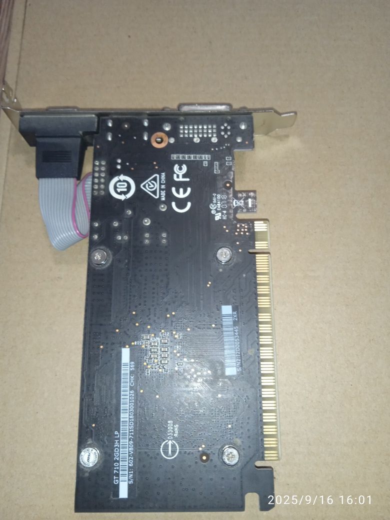 Продам відео карту, MSI GeForce GT 710 (модель GT 710 2GD3H LP).