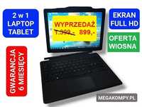 DELL 2w1 Laptop Tablet /Full HD dotyk/i5-7gen./SSD/8GB RAM
 HD /intel