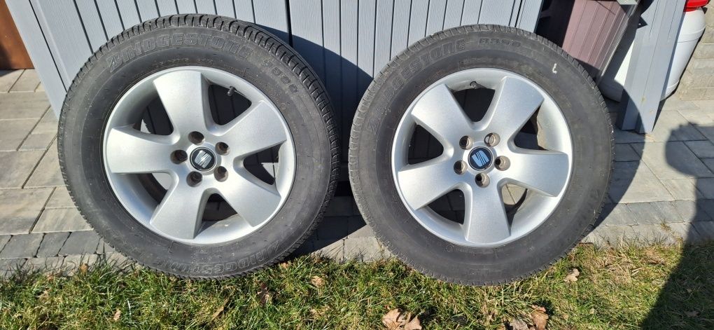 2 koła felgi 15" 5x100 Seat VW Skoda