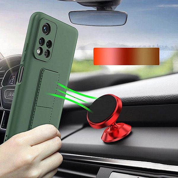 Wozinsky Kickstand Case elastyczne silikonowe etui z podstawką Xiaomi