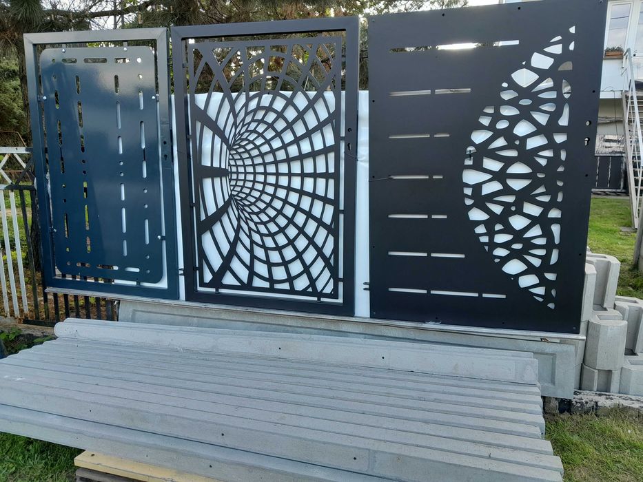 furtka , brama, ocynkowane ogniowo,   ogrodzenia betonowe,