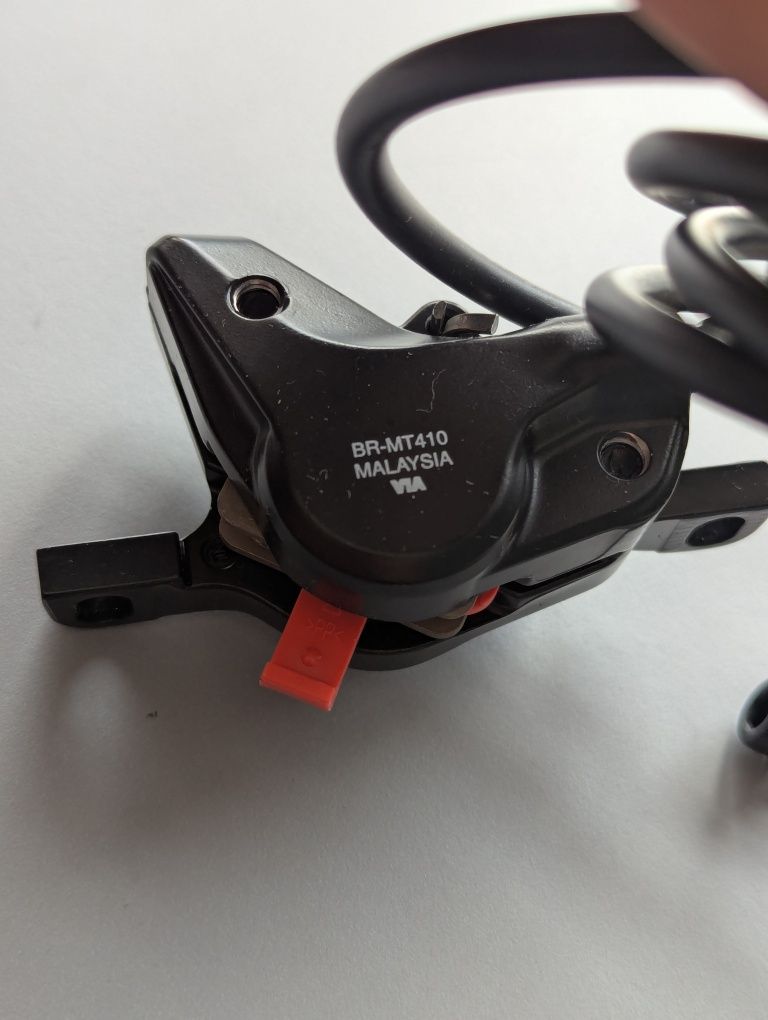 Komplet hamulców tarczowych Shimano BL-MT402-3A/BR-MT410/420