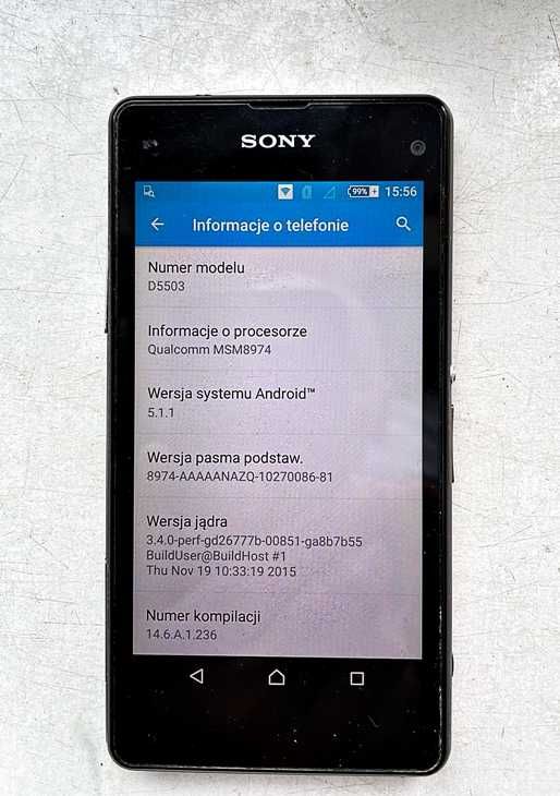 SONY Xperia Z1 Compact - sprawny, do naprawy lub na części