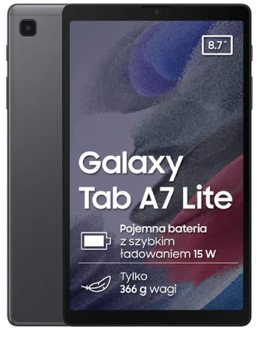 Tablet SAMSUNG Galaxy Tab A7 Lite okazja8,7"3GB/32GB WiFi Ciemnoszary
