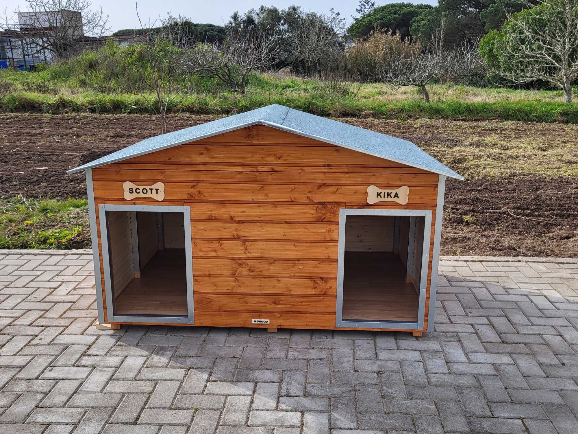 MSWood - Casotas para cães médios e grande porte - Modelo Kyara