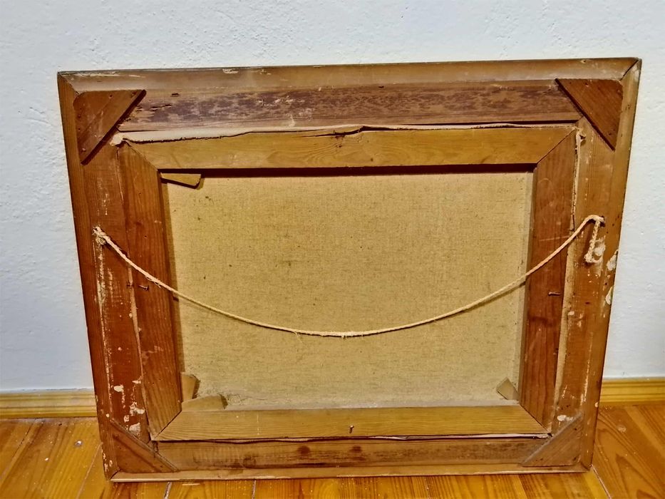 Stary obraz na płótnie sygnowany 1926 rok