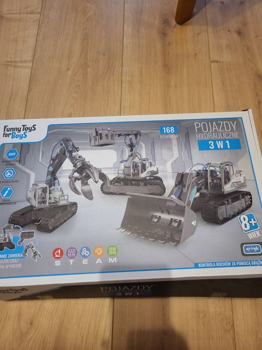 Zabawka pojazdy hydrauliczne 3 w 1
