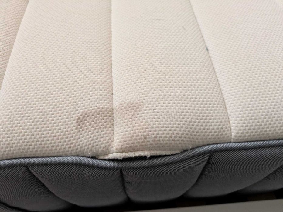Cama IKEA MALM 180x200 + Estrado Luroy + Colchão Valevåg (usado)