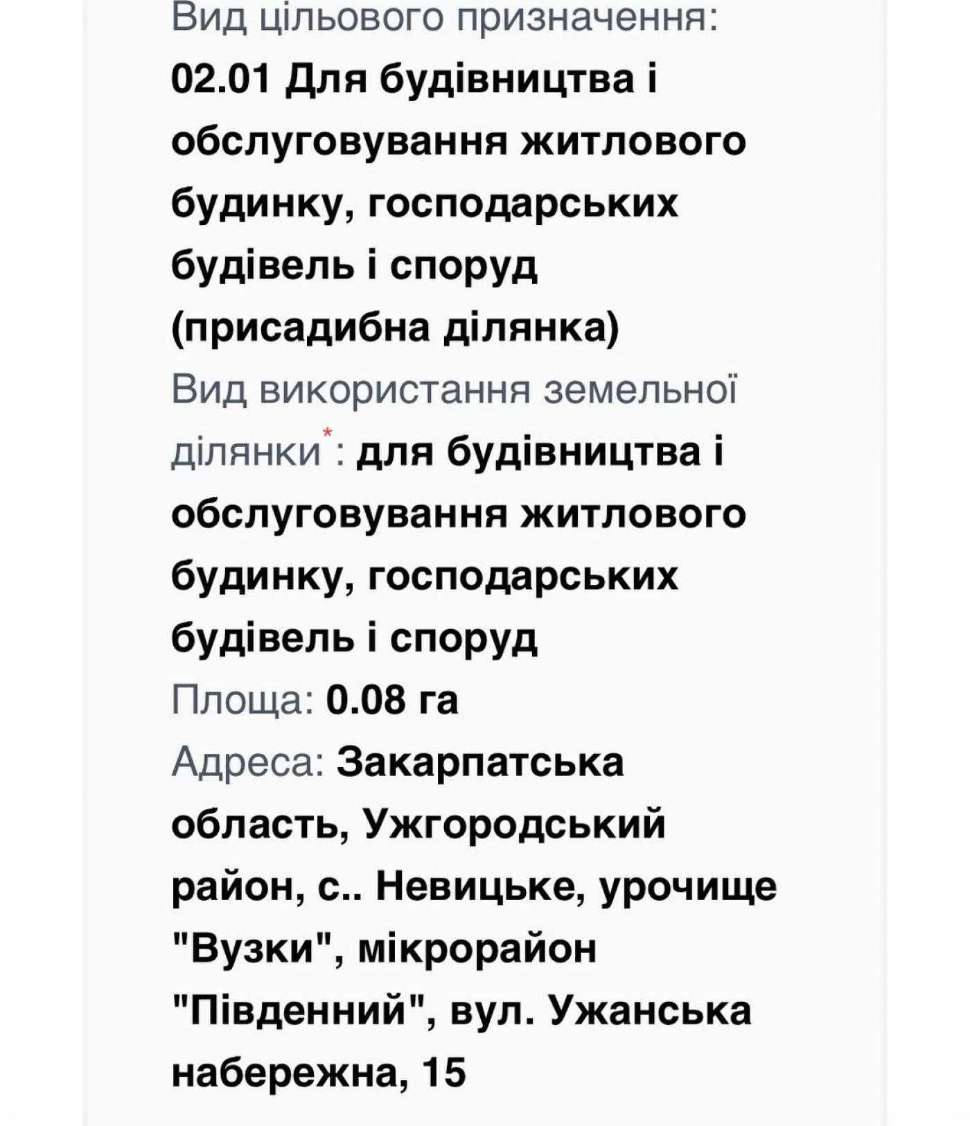 Продаж земельної ділянки