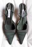 Sapatos de senhora verde seco da Pilar Burgos, tamanho 38