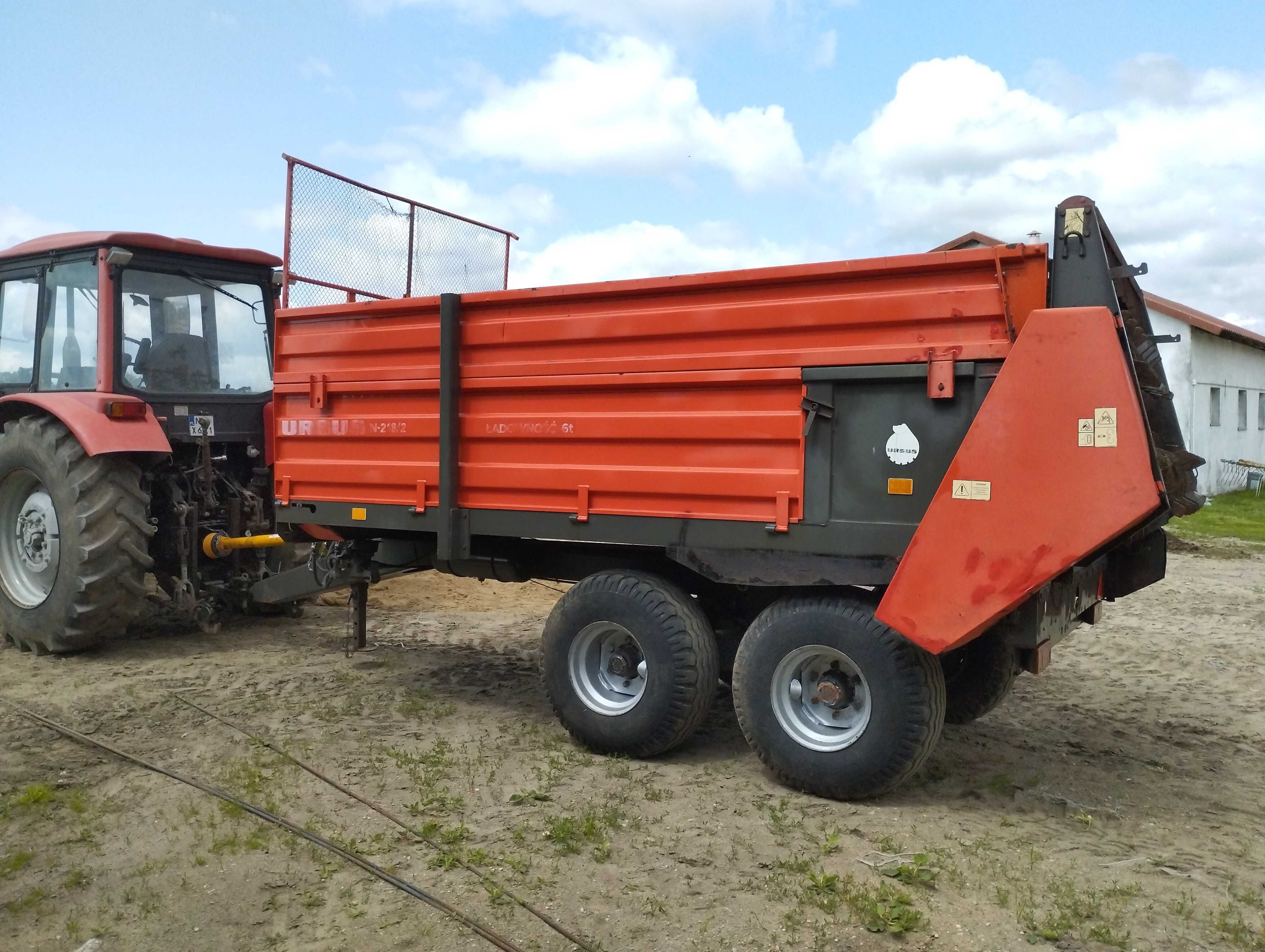 Rozrzutnik obornika URSUS N-218/2 | 6t | Tandem | 2013 |