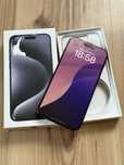 Iphone 15 pro max 256gb titanium blue