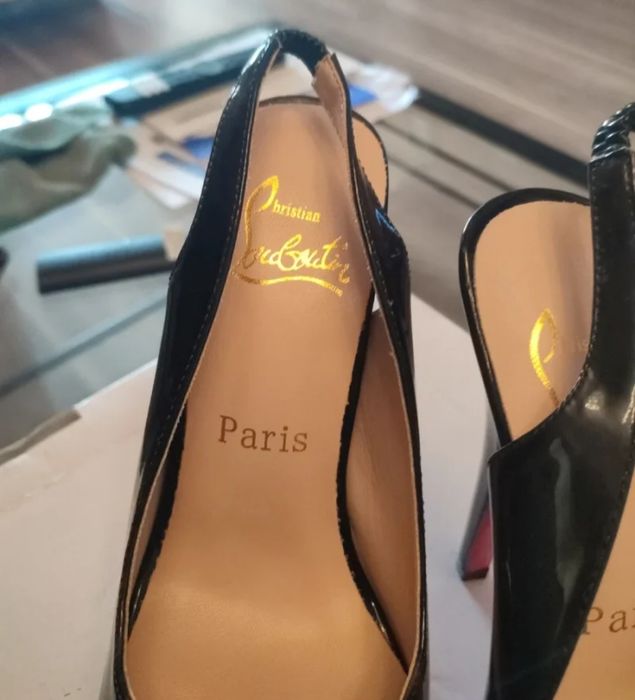 Sandálias Christian Louboutin LADY PEEP 150  LEOPARD PRINT