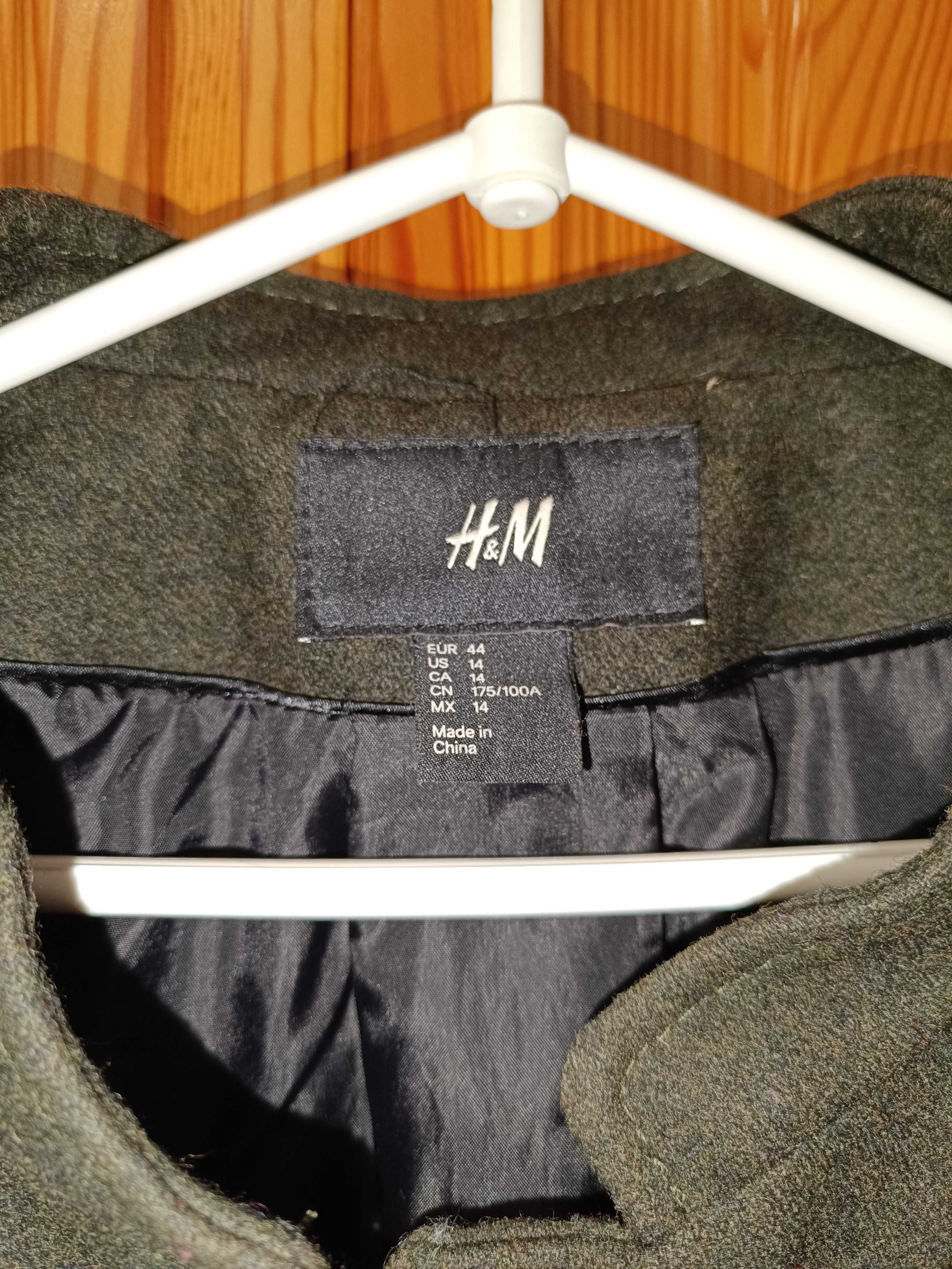 Płaszcz damski wełniany H&M