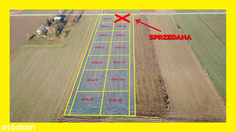 Działki budowlane od 10 do 15 arów koło Zbuczyna