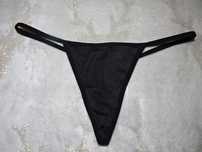 Lovehoney stringi czarne nowe M