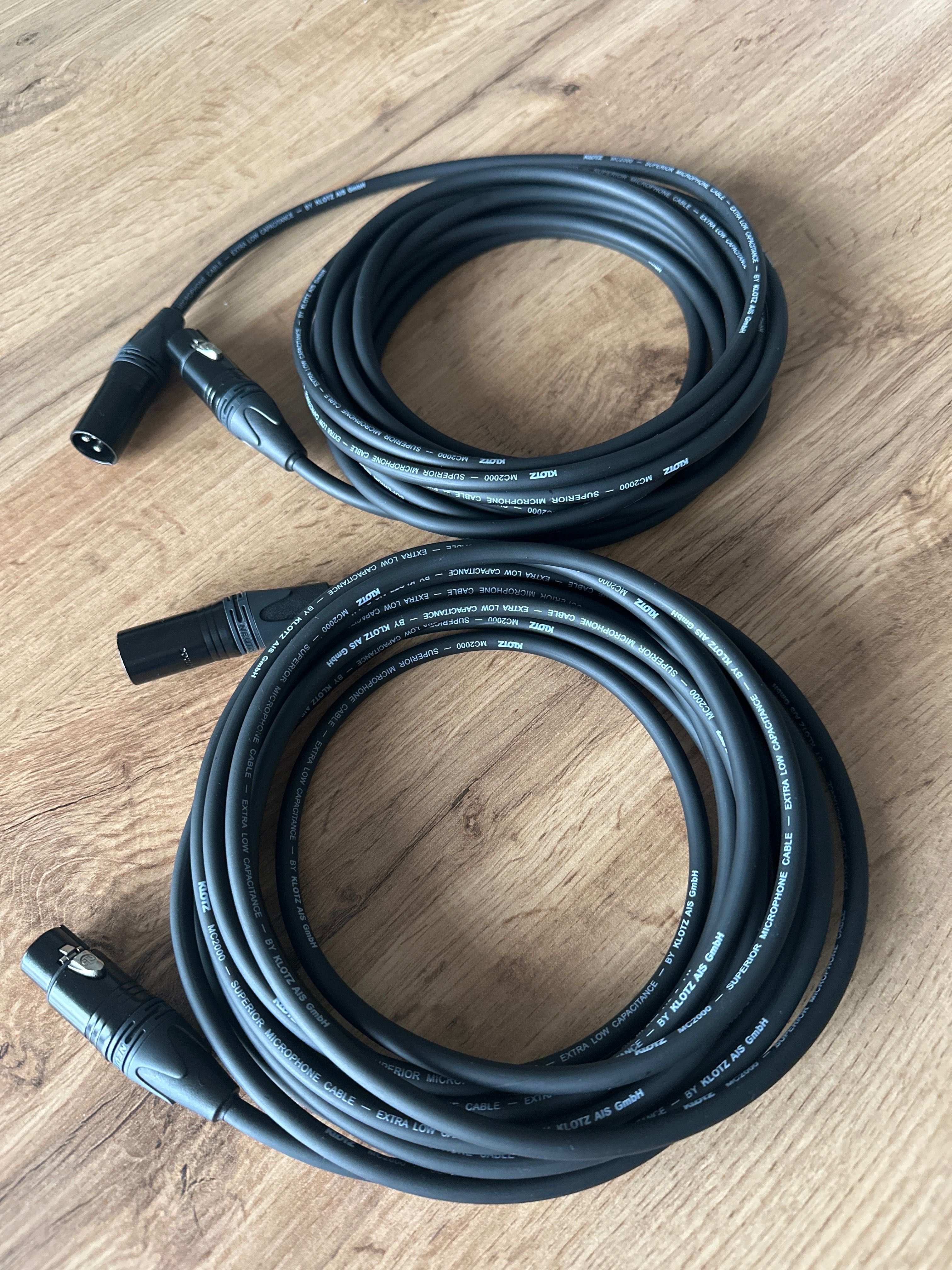 Kabel mikrofonowy Klotz, Neutrik XLR 5 metr. 2szt. mc2000