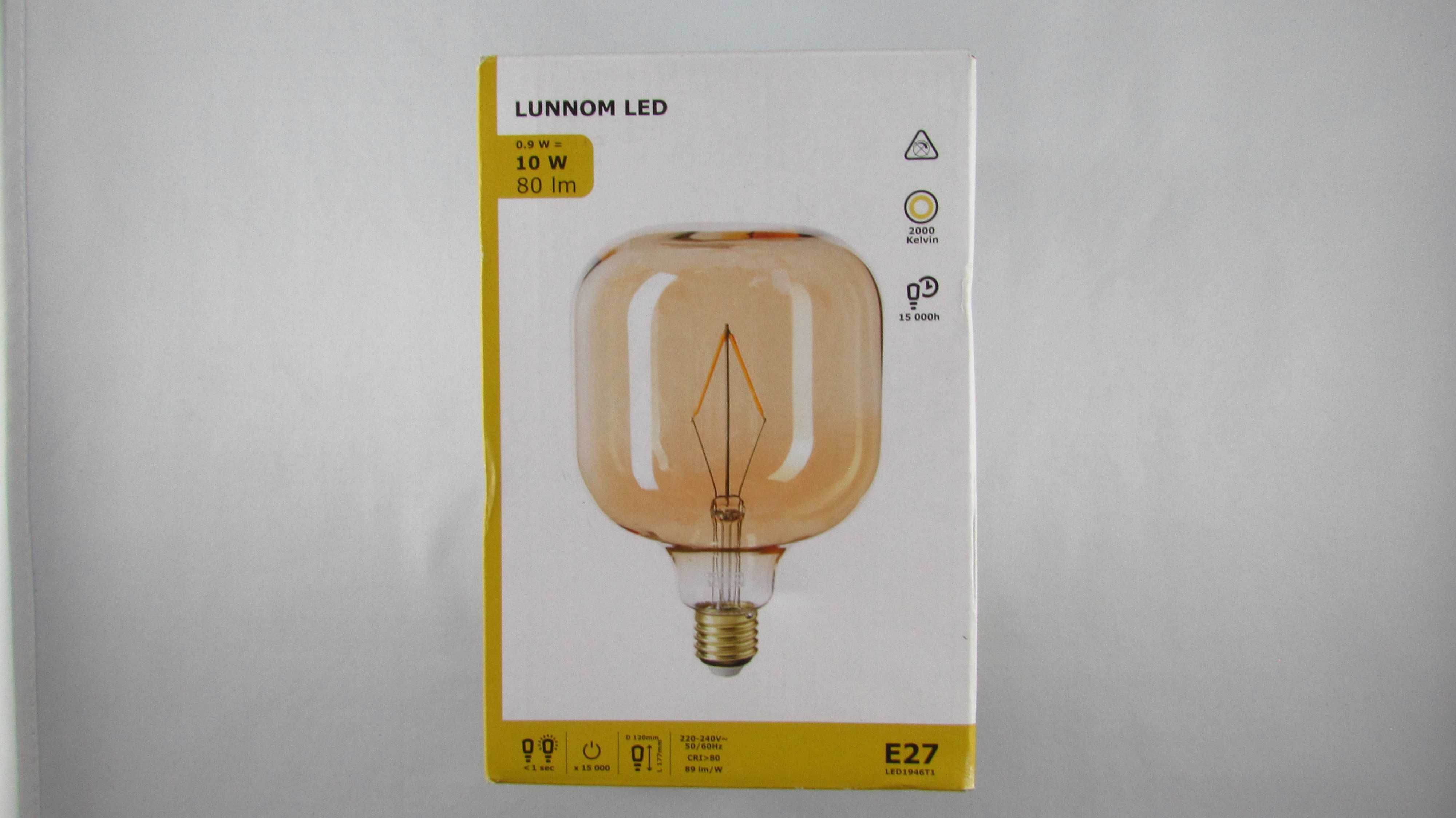 IKEA - Żarówka LED Lunnom 80 lm 10 w E27