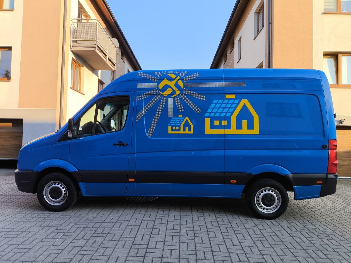 VW Crafter 2011r. L2H2 2,5 TDI 109km Klimatyzacja SuperStan SuperAuto
