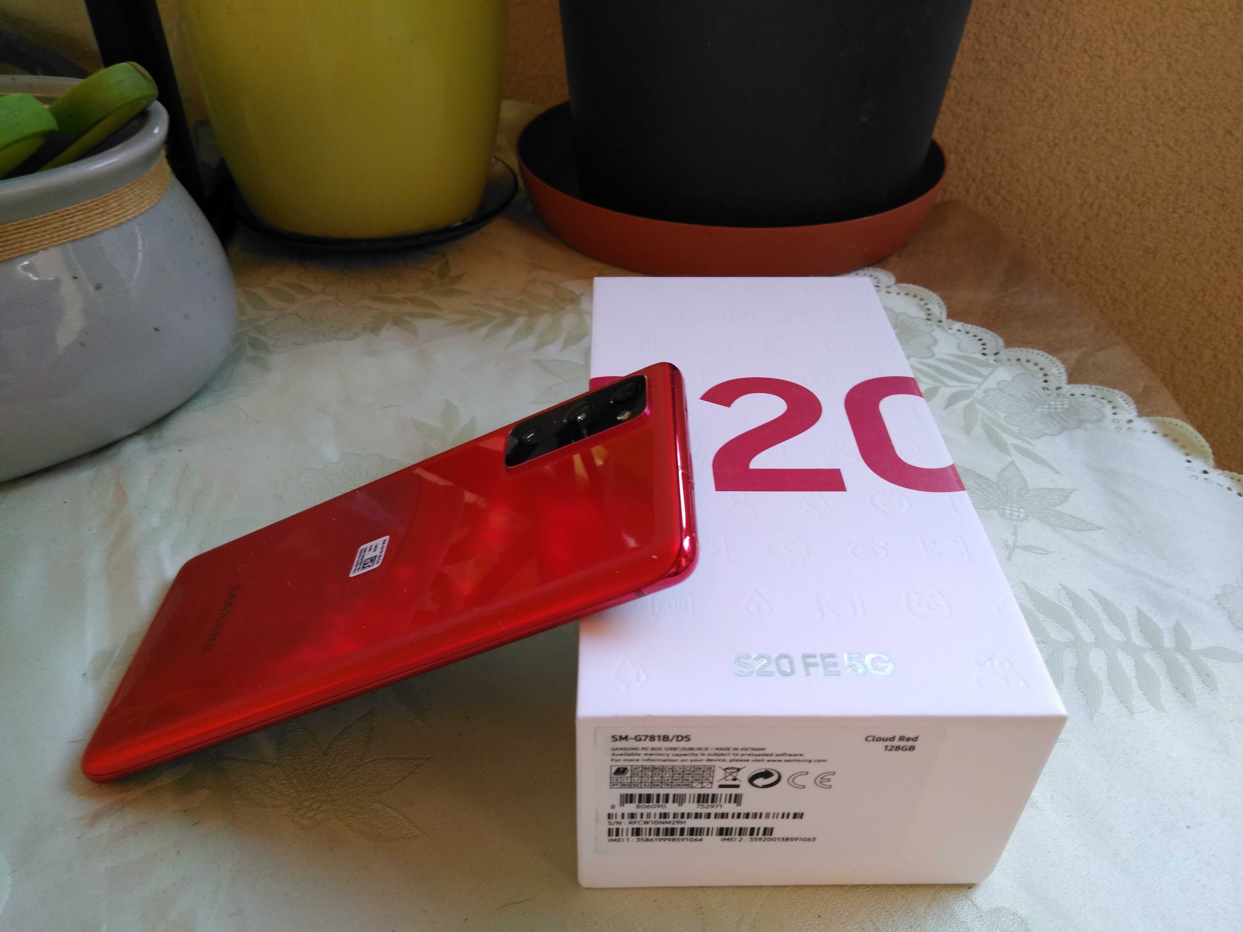 Samsung Galaxy S20 FE 5G 6/128 (czerwony) NOWY nieużywany GWARANCJA