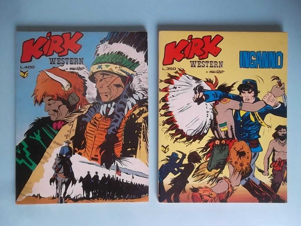 KIRK WESTERN Série Completa 1/15 HUGO PRATT em italiano