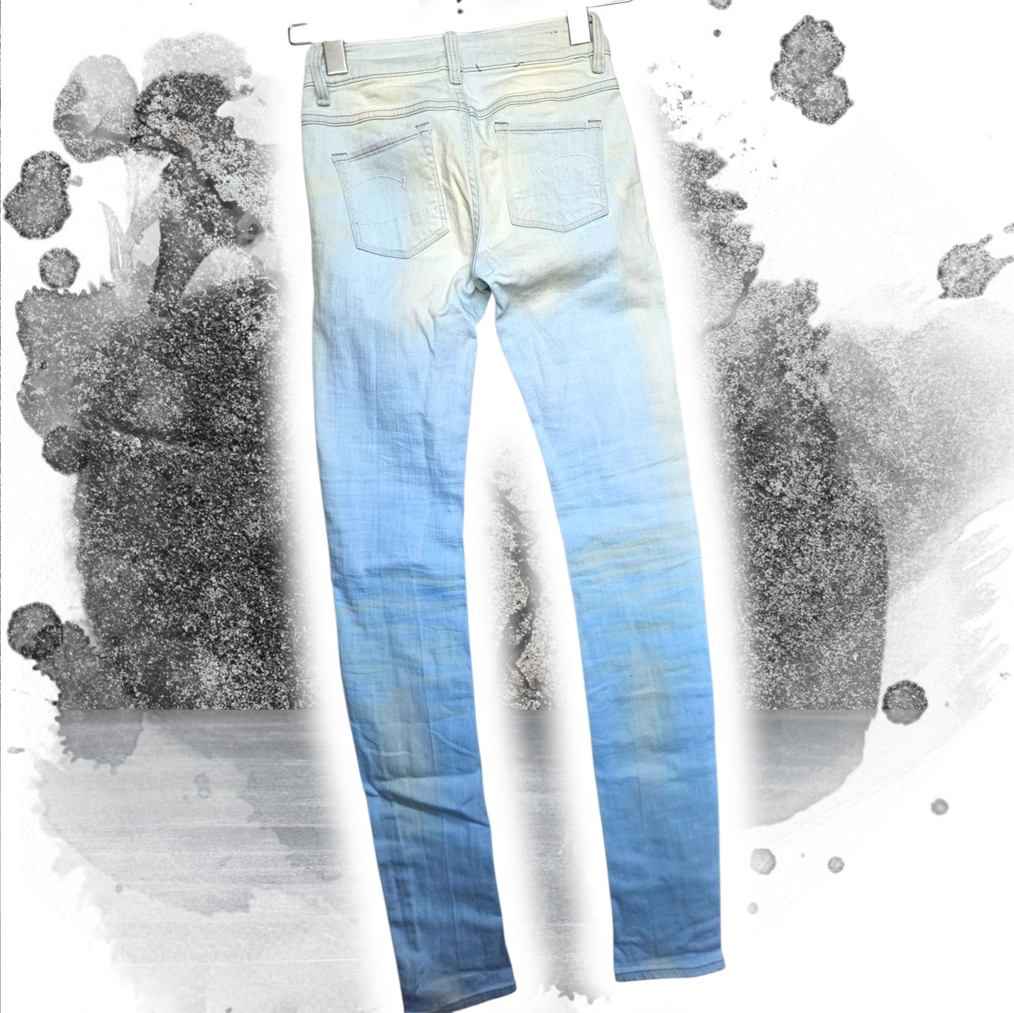 Spodnie jeansowe wycierane slim