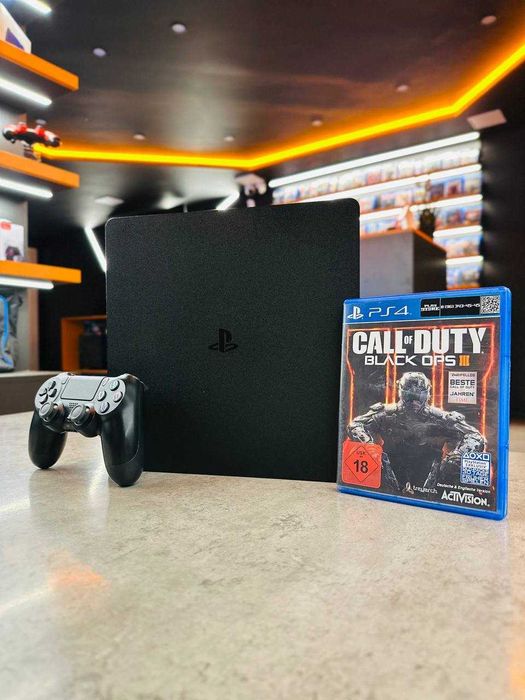 Комплект Sony PlayStation 4 Slim 1tb з грою Black Ops III в комплекті!