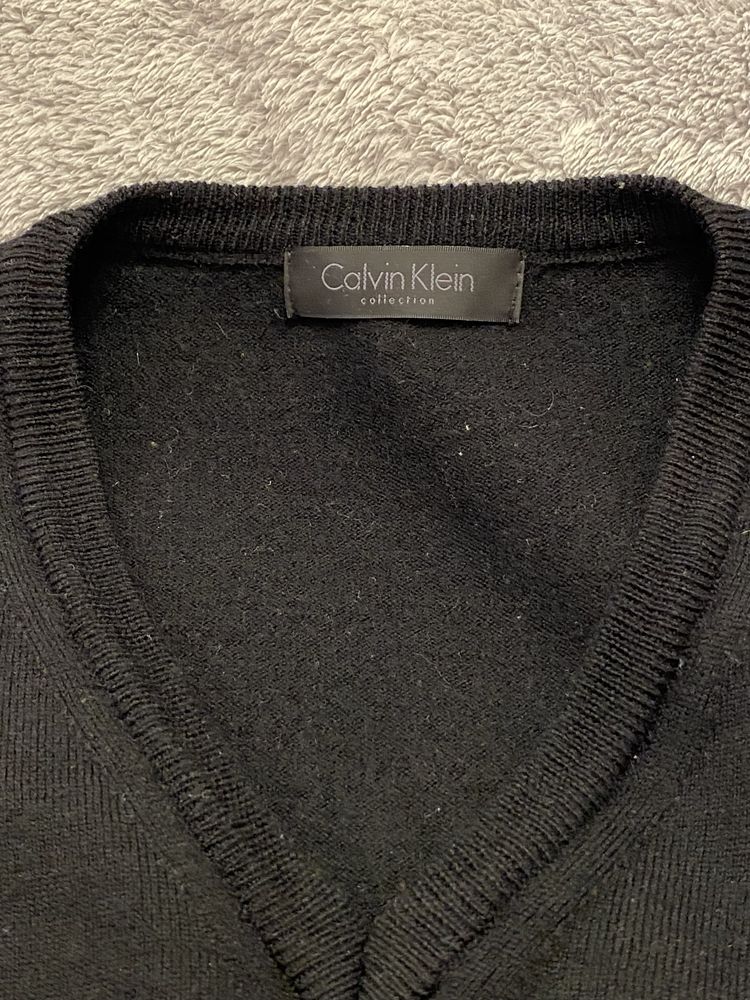 Calvin Klein wełniany sweter