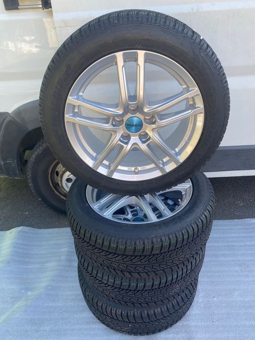 Koła Aluminiowe Peugeot Citroen 5x108 Opony ZIMA 215/55R17 2022 NOWE