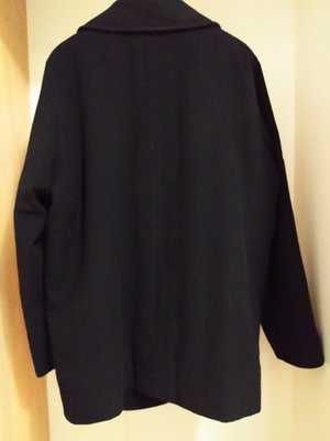 Стильный черный теплый бушлат пальто в морском стиле.
Размер 52, XXL