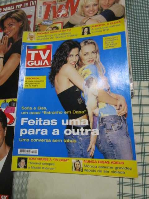 revistas antigas de TV Mais Guia 7 Dias