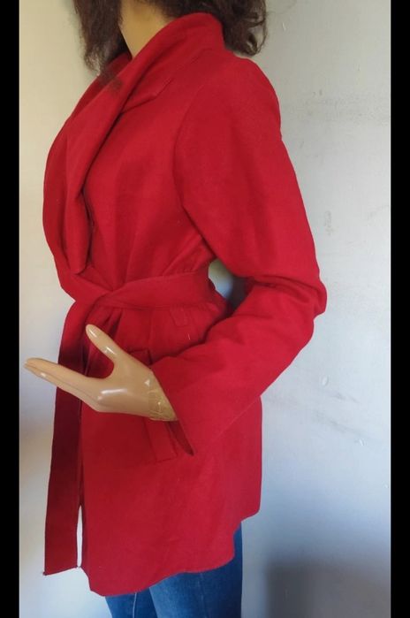 M/XL nowa, czerwona kurtka damska